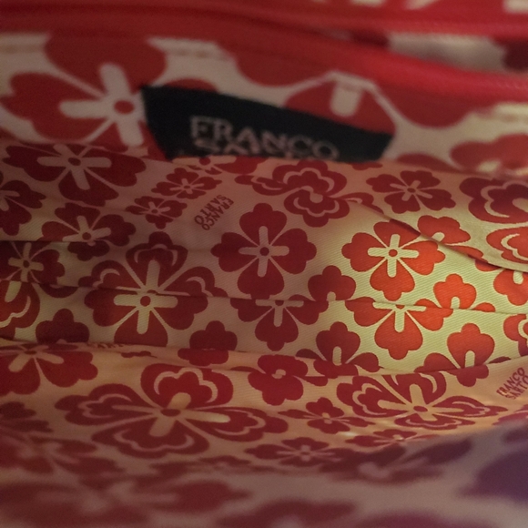 Franco Sarto Red Woven Shoulderbag - Picture 6 of 7